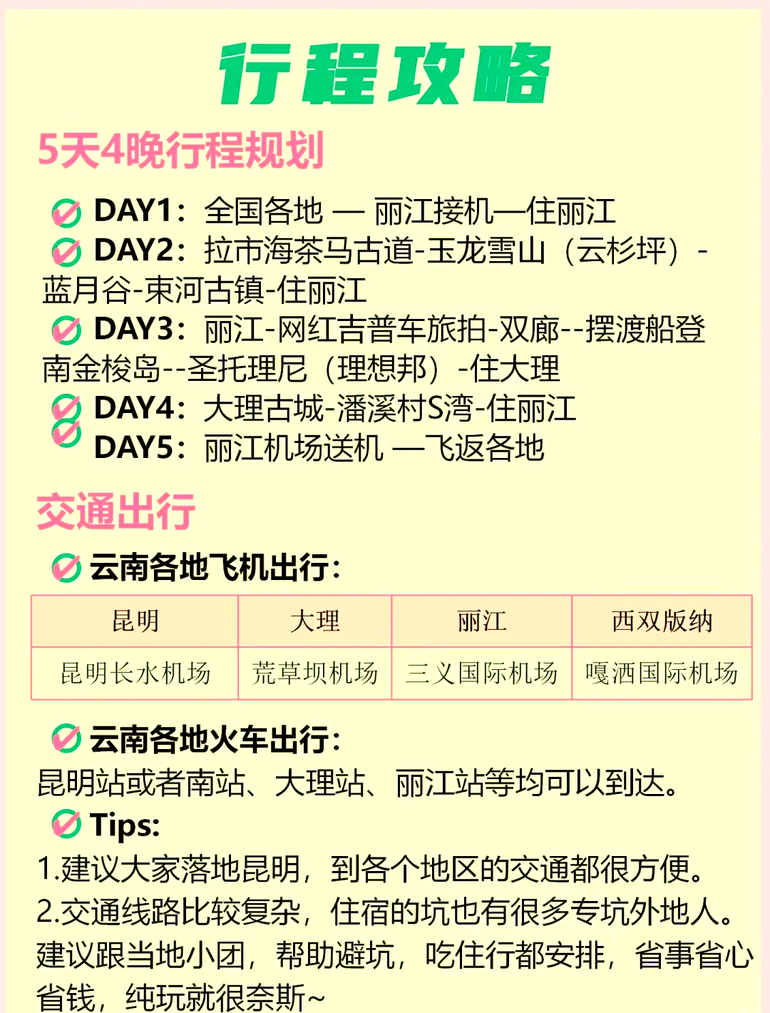 15天云南旅游最佳路线(15天云南旅游最佳路线图)-第2张图片